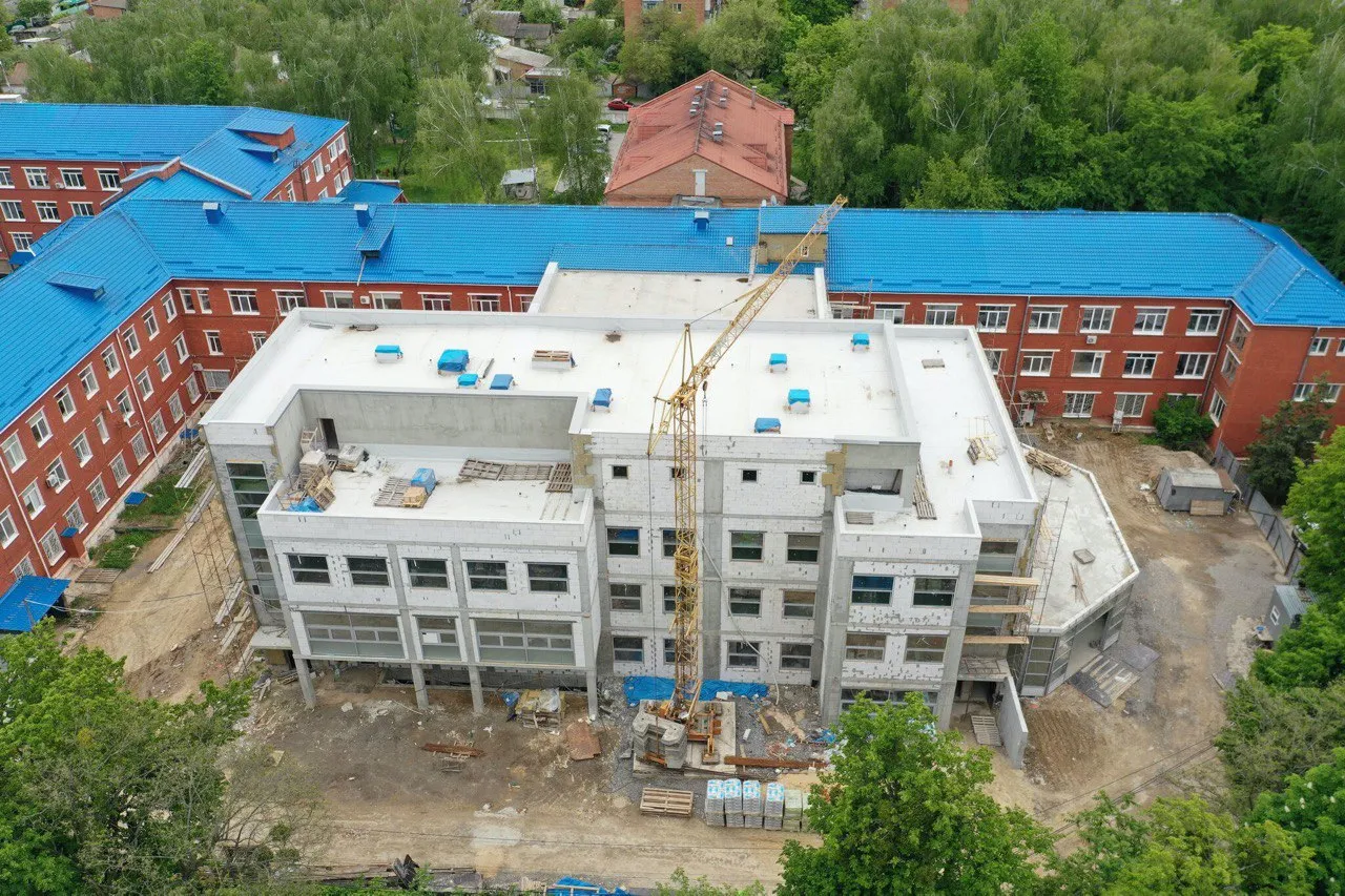 У Вінниці показали, як триває будівництво нового корпусу міської лікарні