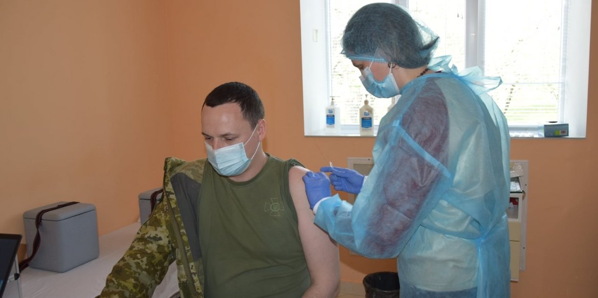На Вінниччині вакцинують прикордонників
