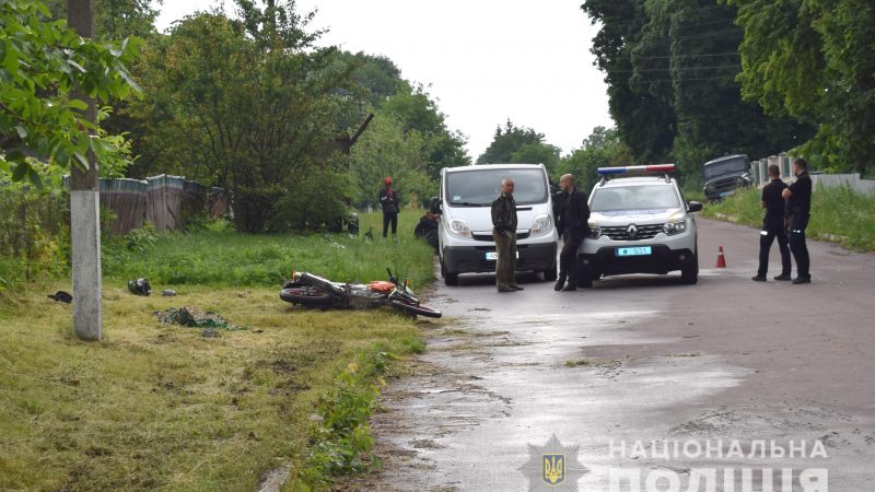 У ДТП на Вінниччині загинув 17-річний мотоцикліст