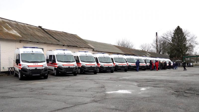 Вінниччина отримала 12 сучасних спеціалізованих автомобілів типу С на базі Сitroen Jumper