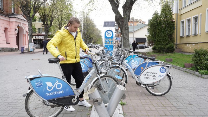 У Вінниці за місяць роботи Nextbike велосипеди в оренду брали 2800 разів