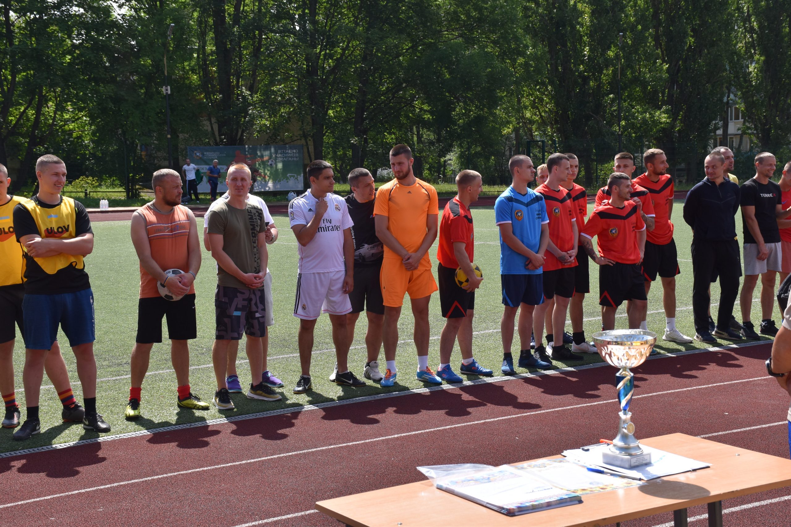 На території Вінницького ліцею №18 відбувся турнір «Футбол проти наркотиків» ВМР