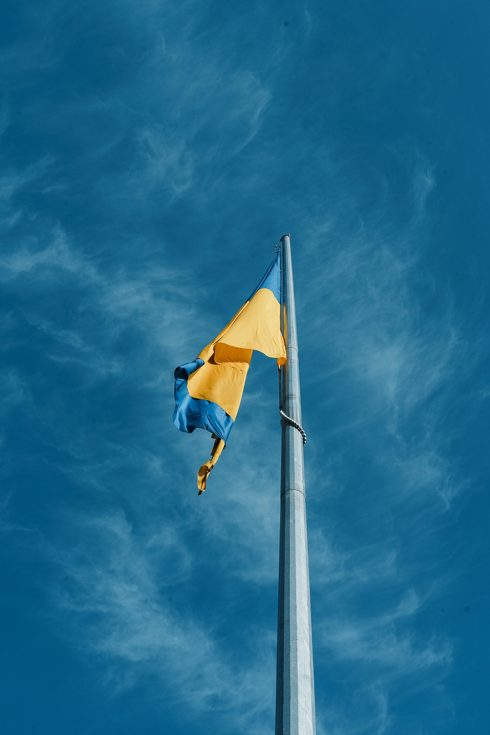 Сьогодні з нагоди відзначення Дня Державного Прапора на Замковій горі відбулось підняття Державного Прапора України