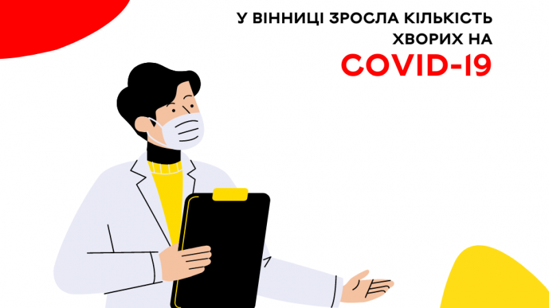 У Вінниці зросла кількість хворих на COVID-19 ВМР