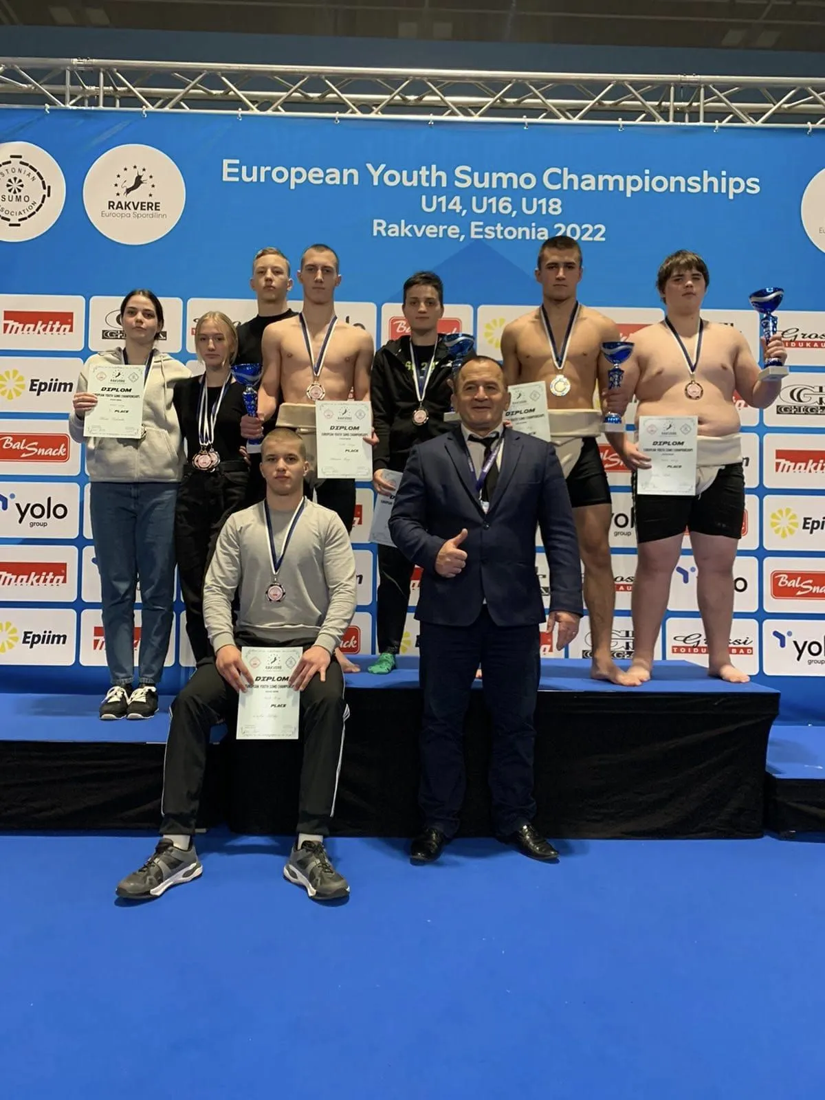 4 золоті медалі й не лише: вінницькі спортсмени завоювали нагороди Чемпіонату Європи з сумо