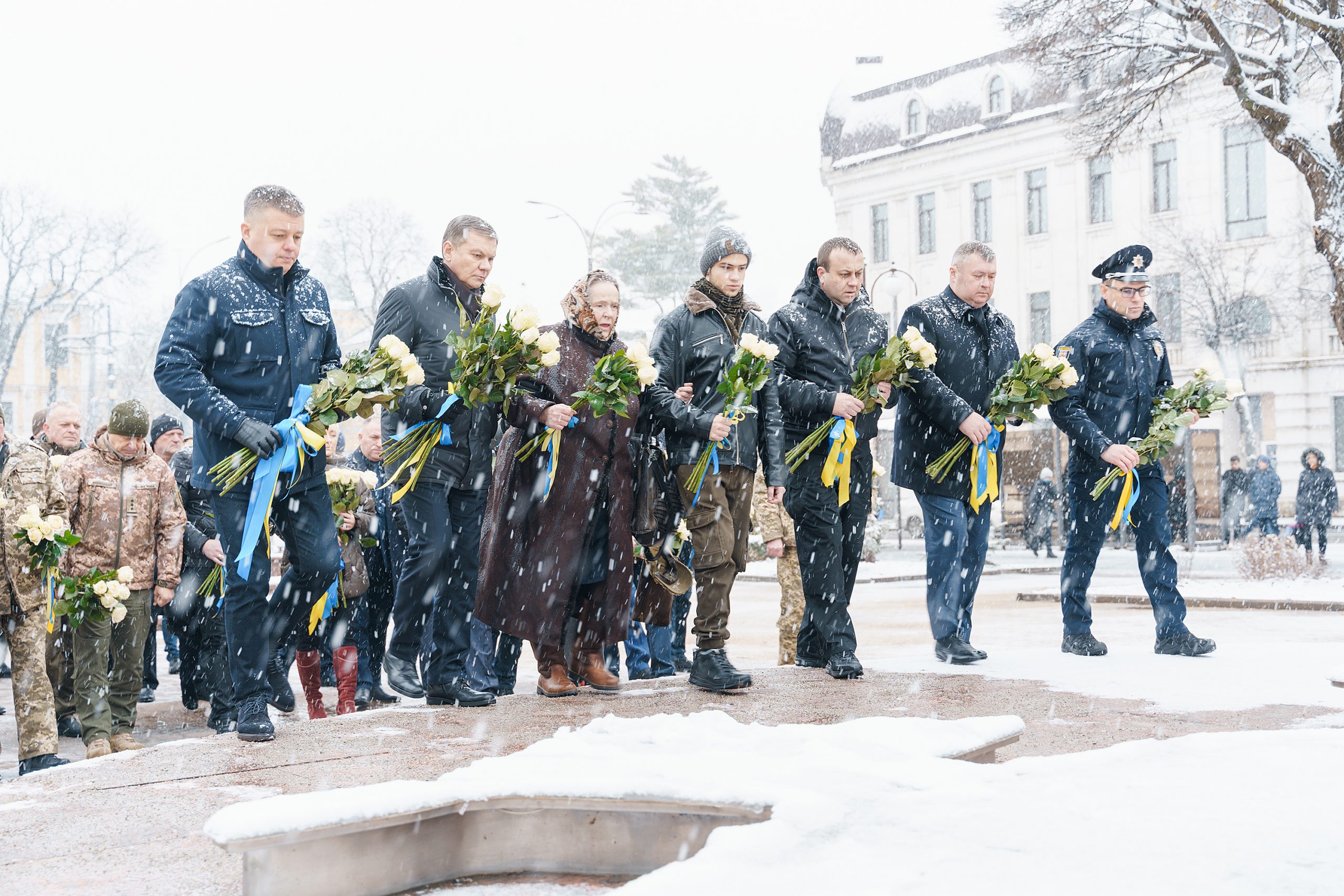 У Вінниці в День Гідності та Свободи вшанували пам”ять загиблих на Майдані