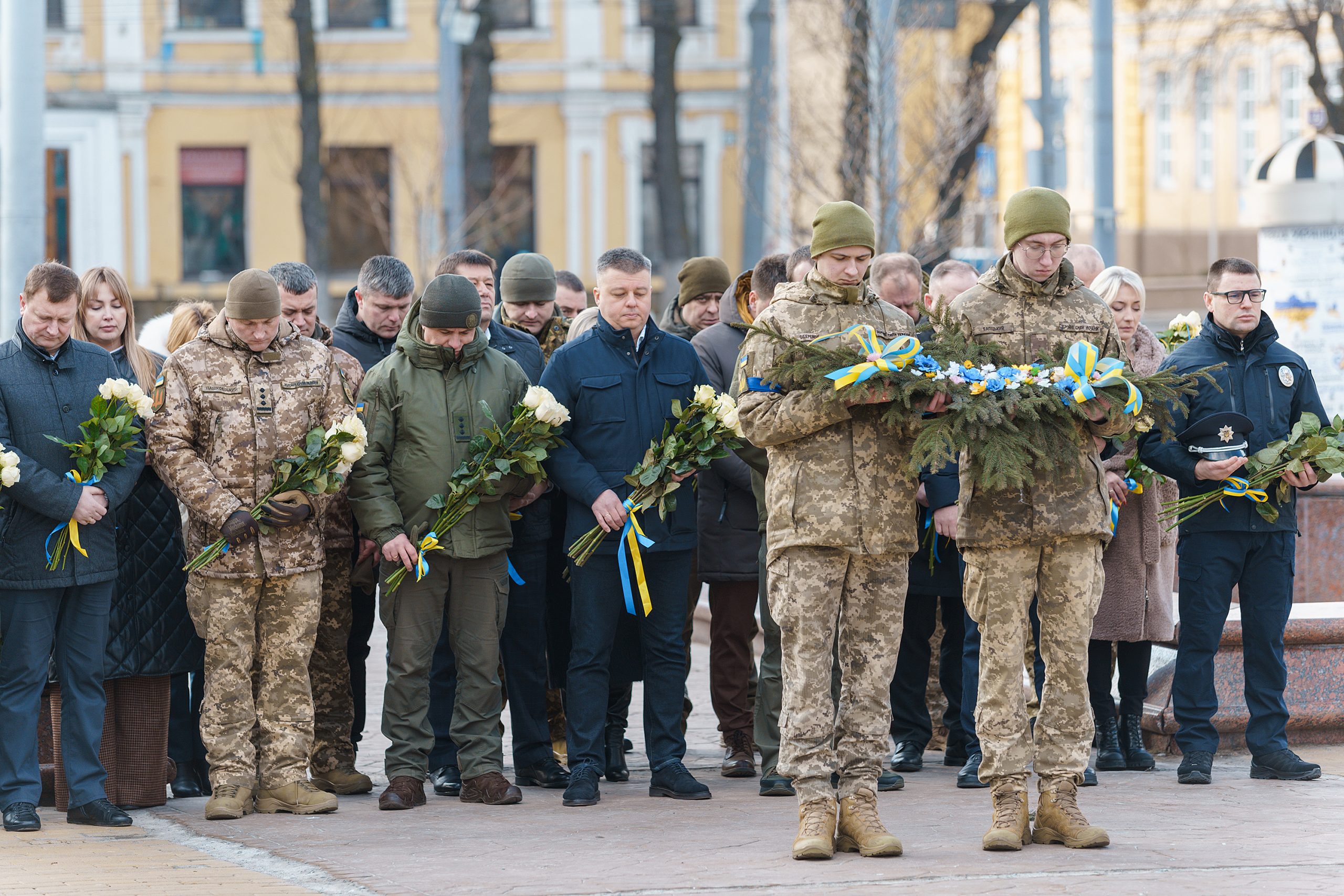 В День Героїв Небесної Сотні у Вінниці вшанували пам’ять загиблих на Майдані