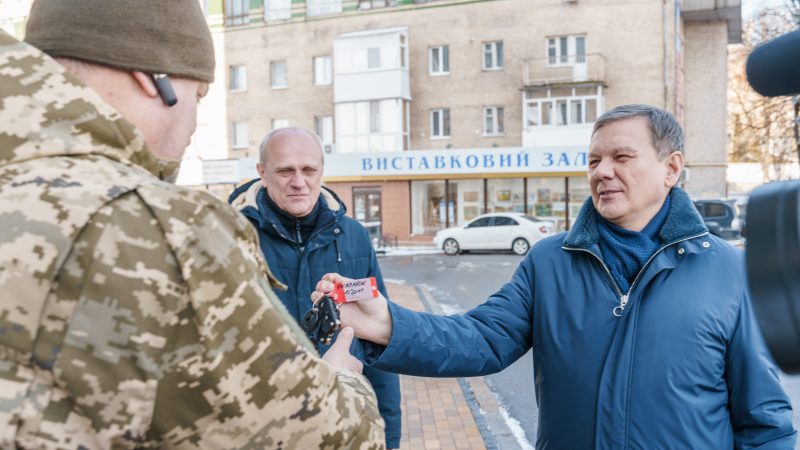 Сергій Моргунов передав автівку новоствореному військовому підрозділу