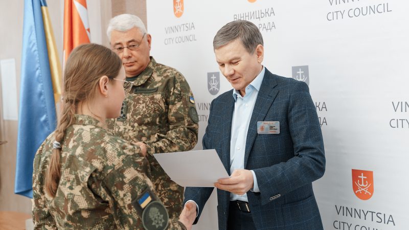 У Вінниці відзначили найкращих офіцерів-випускників Національної академії Нацгвардії України