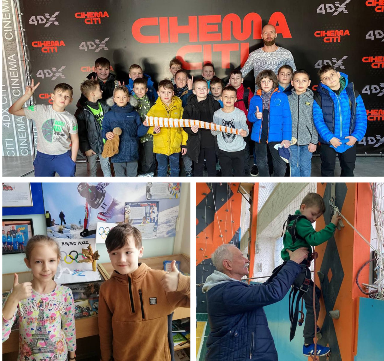 Вінницькі міські дитячо-юнацькі спортивні школи провели акцію для дітей-переселенців