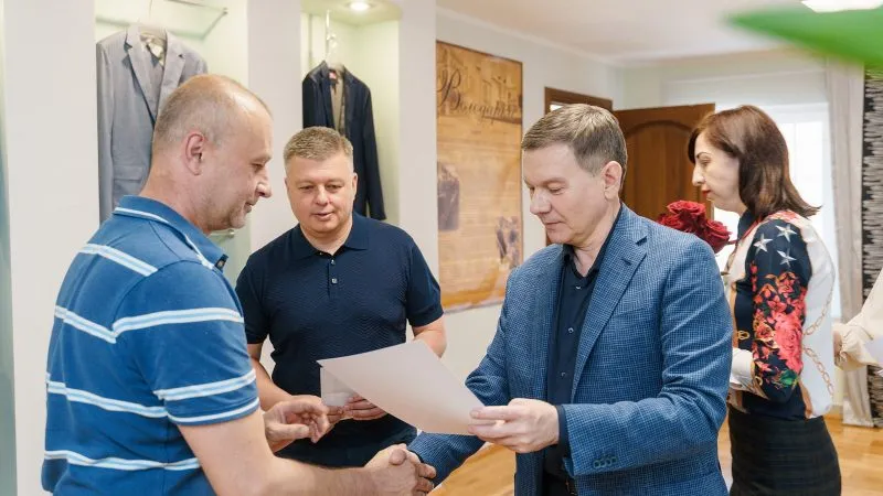 Сергій Моргунов побував на підприємстві та привітав колектив«Володарка» зі столітнім ювілеєм