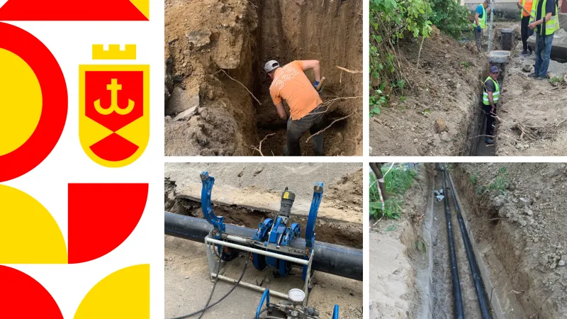 У Вінниці здійснюють роботи із заміни старих водопровідних, каналізаційних труб та мереж теплопостачання