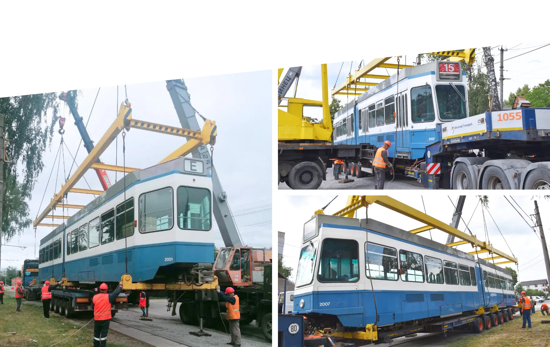 Ще 4 вагони “Tram2000” приїхали до Вінниці з Цюриха