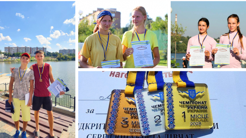 «Срібло» та три «бронзи» здобули вінницькі спортсмени на чемпіонаті України з веслування на байдарках і каное