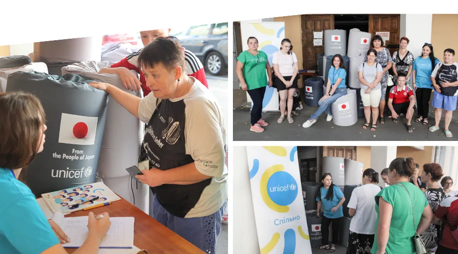 У Вінниці сім’ї отримали матраци та постільну білизну від міського центру соціальних служб та міжнародних партнерів