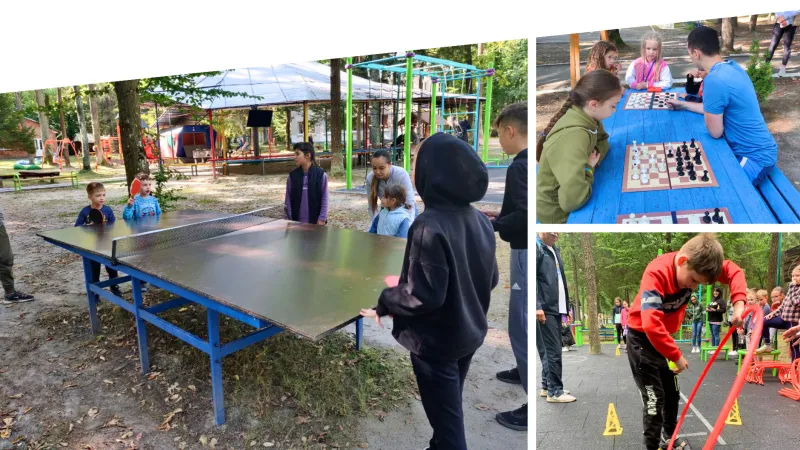 Спортивна спільнота Вінниці влаштувала дітям у таборі «ЯМаріуполь. Родина» активне дозвілля