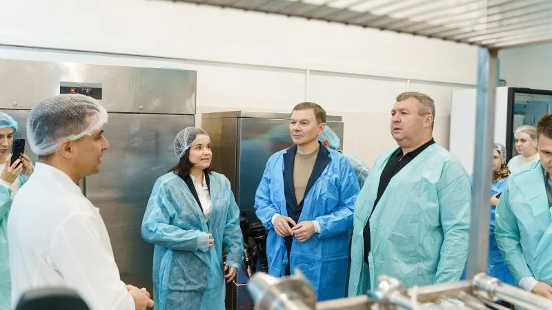 Сергій Моргунов побував на виробництві крафтових солодощів та сиру