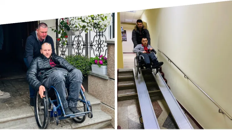 Більше тисячі послуг за пів року надала Служба супроводу людей на кріслах колісних у Вінниці