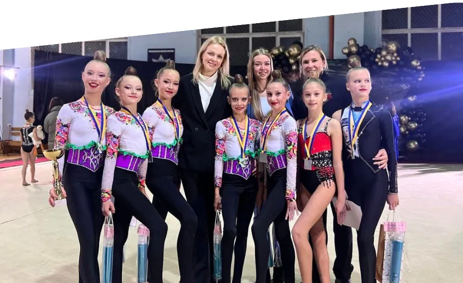 Вінницькі спортсменки здобули золоту, срібну та дві бронзові нагороди на чемпіонаті України з художньої гімнастики