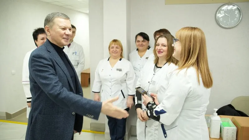 Сергій Моргунов відвідав амбулаторію у селі Писарівка