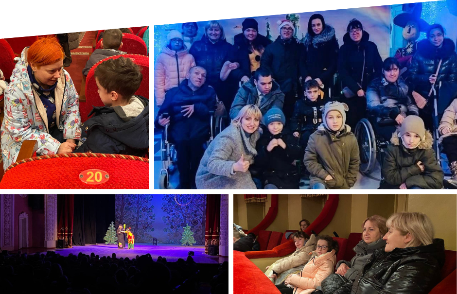 У Вінниці клієнти центру реабілітації «Гармонія» відвідали новорічне циркове шоу у театрі Садовського
