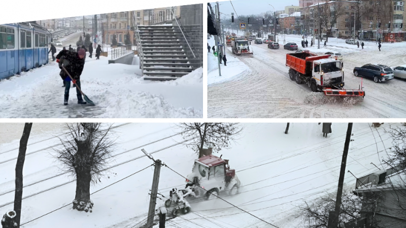 У Вінниці в посиленому режимі працюють комунальники та 60 снігоприбиральних машин