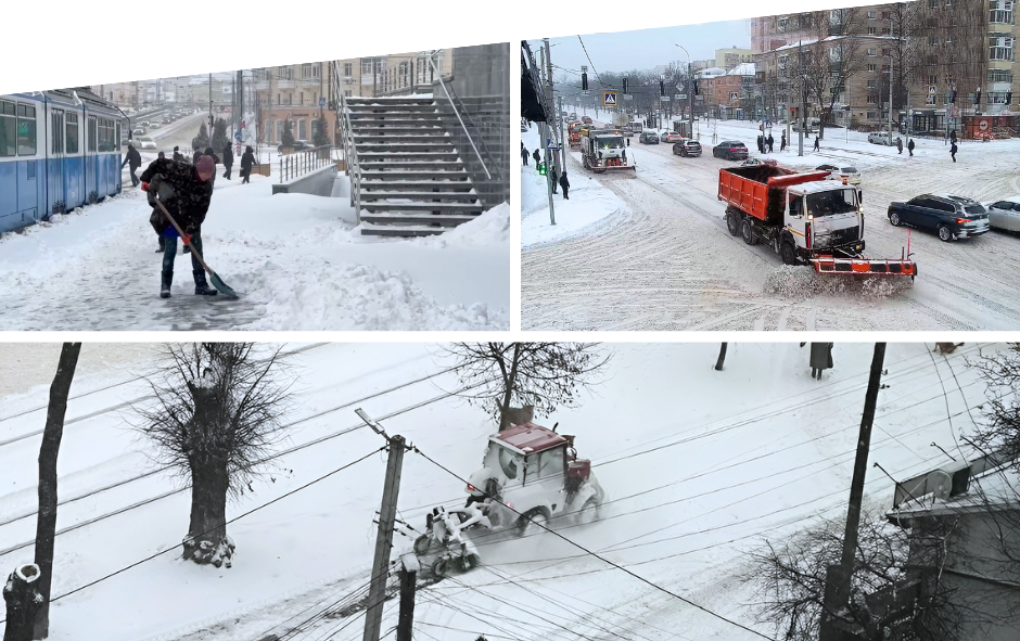 У Вінниці в посиленому режимі працюють комунальники та 60 снігоприбиральних машин