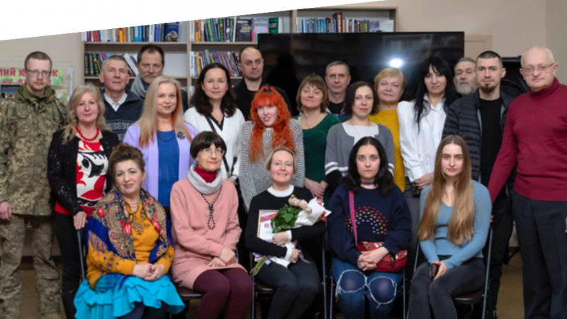 У вінницькій книгозбірні відбувся творчий вечір поетеси Ірини Берези та фотомитця Вадима Козловського