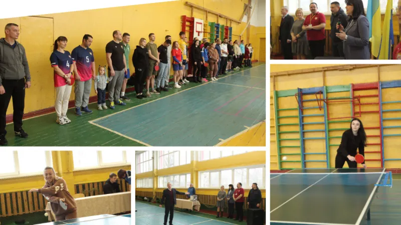 У Вінниці стартував традиційний зимовий турнір з настільного тенісу серед працівників шкіл