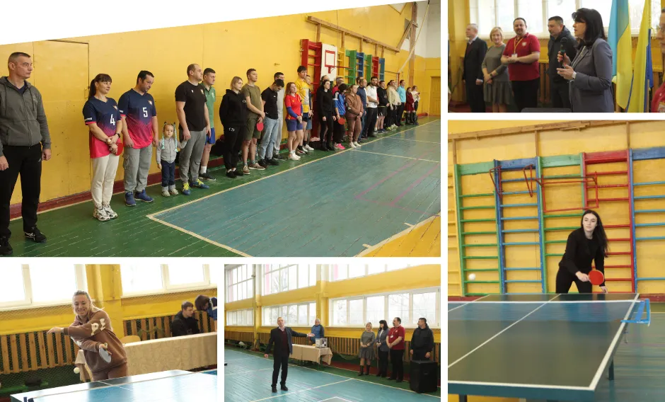 У Вінниці стартував традиційний зимовий турнір з настільного тенісу серед працівників шкіл