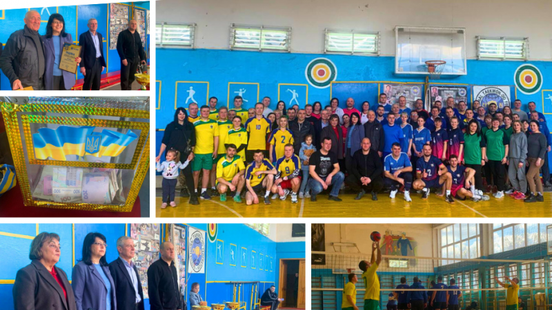 У Вінниці стартував благодійний турнір із волейболу серед вчителів