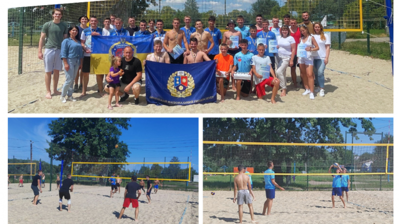 Сьогодні, 27 червня, вчергове з початку літа організували відкритий пляжний турнір для молоді міста