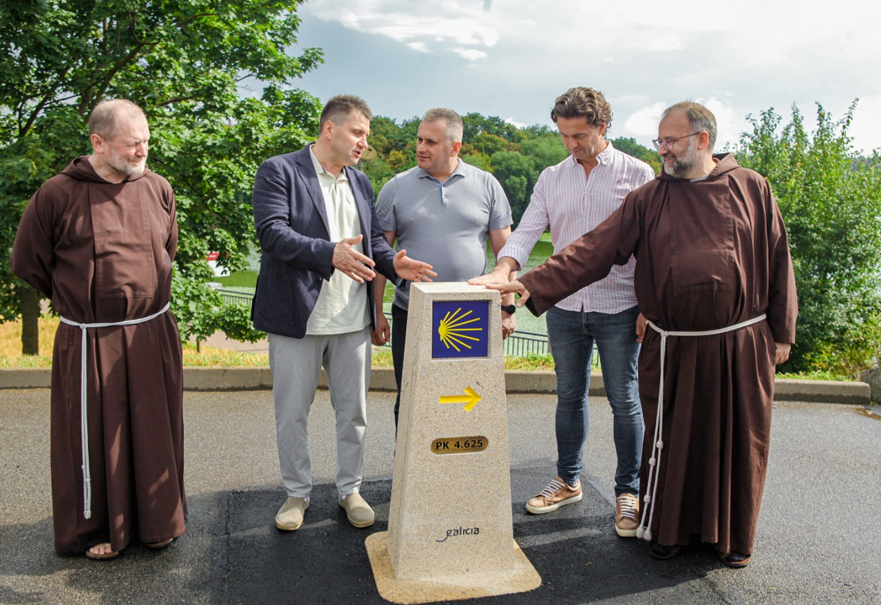 У Вінниці відкрили найсхідніший в Європі вказівник Camino de Santiago