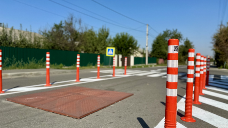 Безпека: поблизу Вінницько-Хутірського ліцею облаштували безпекову зону