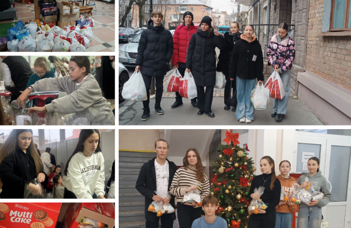 Перед Днем святого Миколая школярі підтримали військових у лікарнях