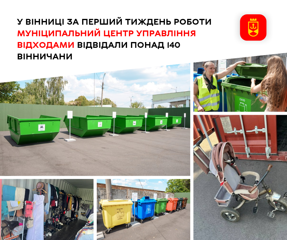 Як пройшов перший тиждень роботи Муніципальний центр управління відходами