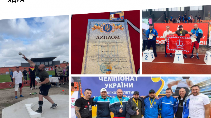 Вінничанин Армен Гарибян виборов “золото” на чемпіонаті України зі штовхання ядра серед ветеранів