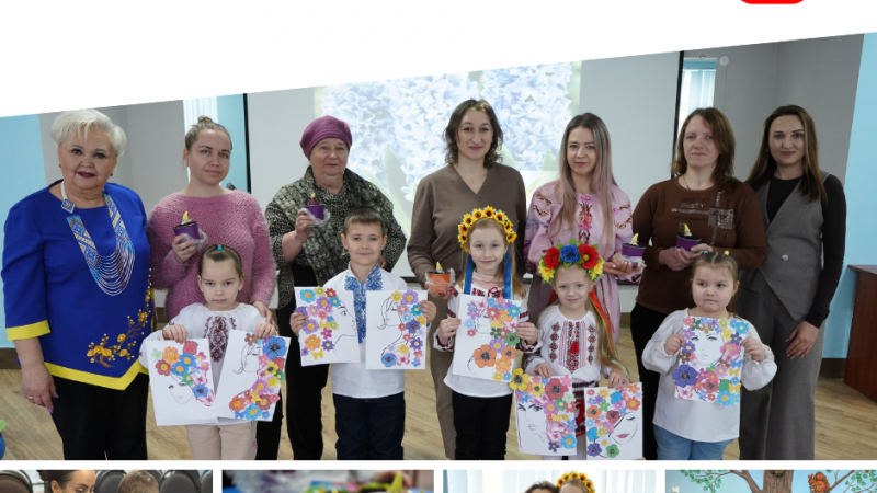 У VinSmart Центрі діти виготовляли святкові подарунки для мам і бабусь