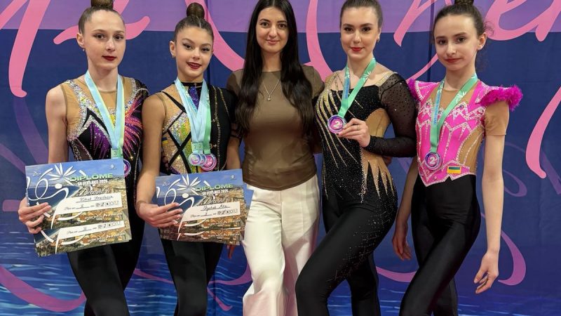 Гімнастки з вінницької спортшколи №1 вибороли нагороди на змаганнях у Франції
