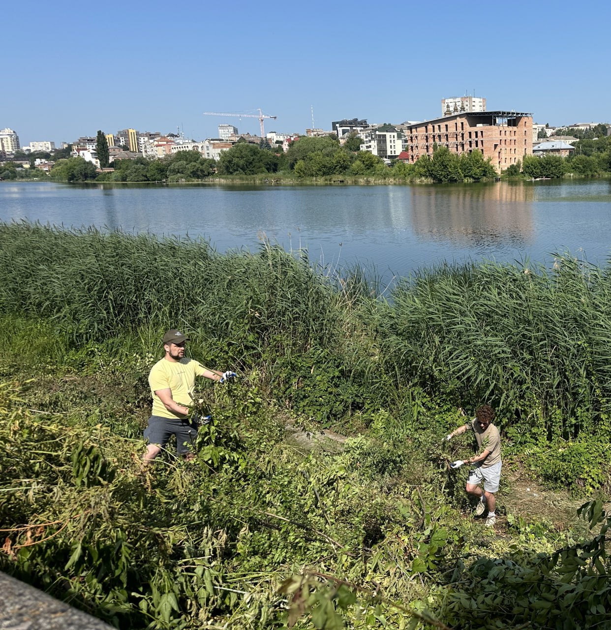 У Вінниці провели загальноміську толоку на набережній Південного Бугу