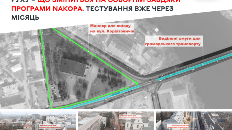 Соборна стане комфортнішою: які зміни передбачає програма NAKOPA