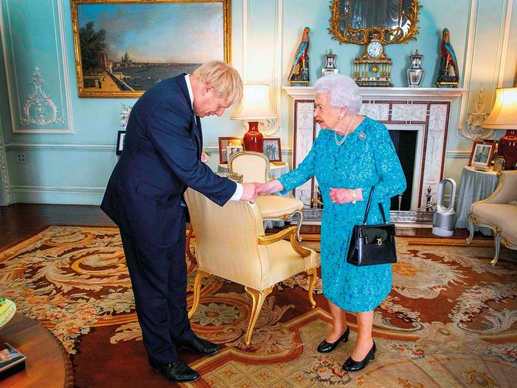 Борис Джонсон у королеви Британії Єлизавети II