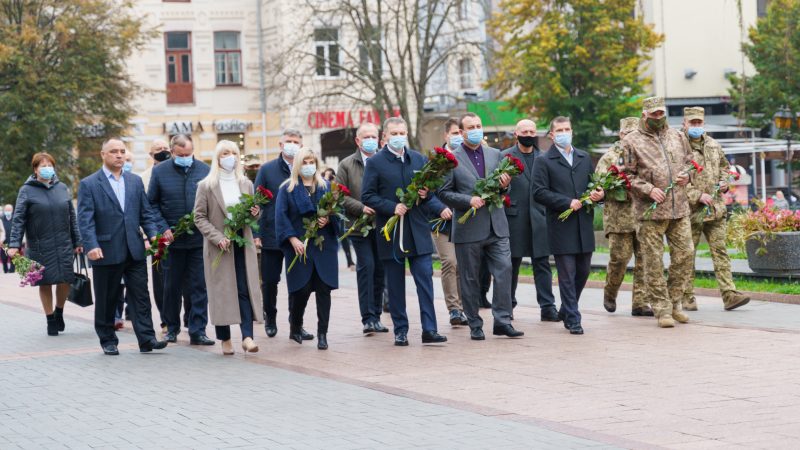 У Вінниці відбулось покладання квітів з вигнання нацистів з України