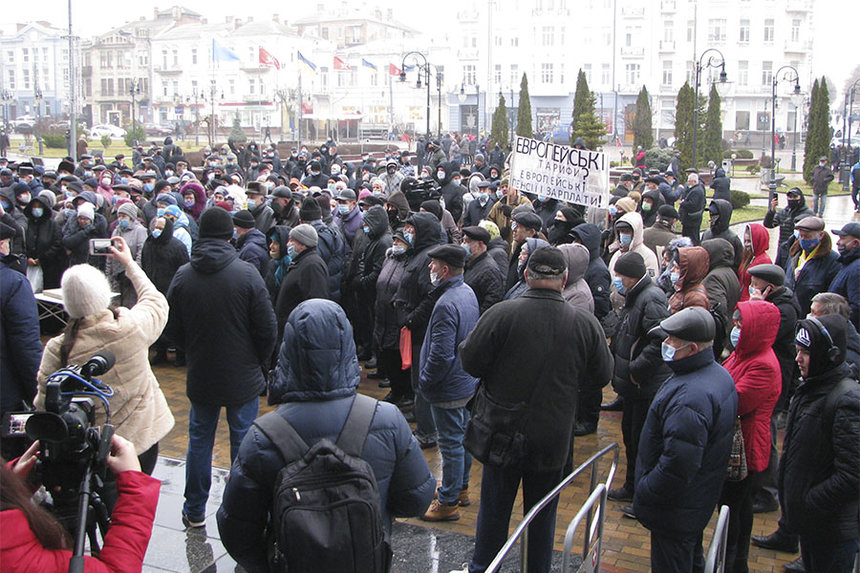У Вінниці відбулась акція протесту «Ні тарифному геноциду!»