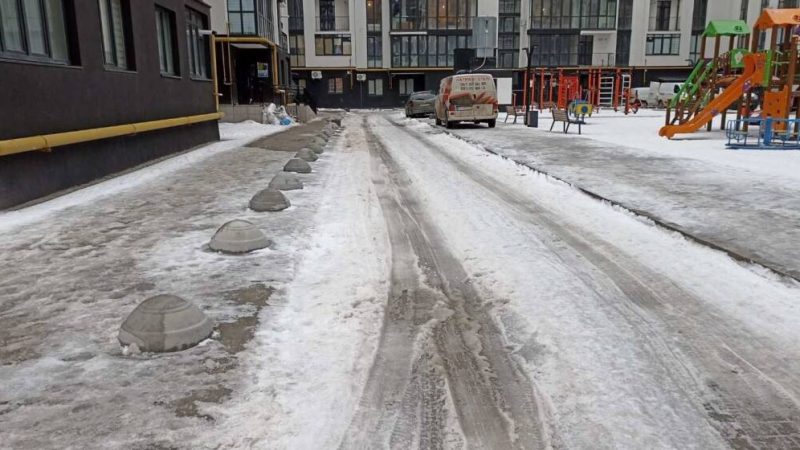 Голова ОСББ отримав адмінпротокол за неприбраний сніг