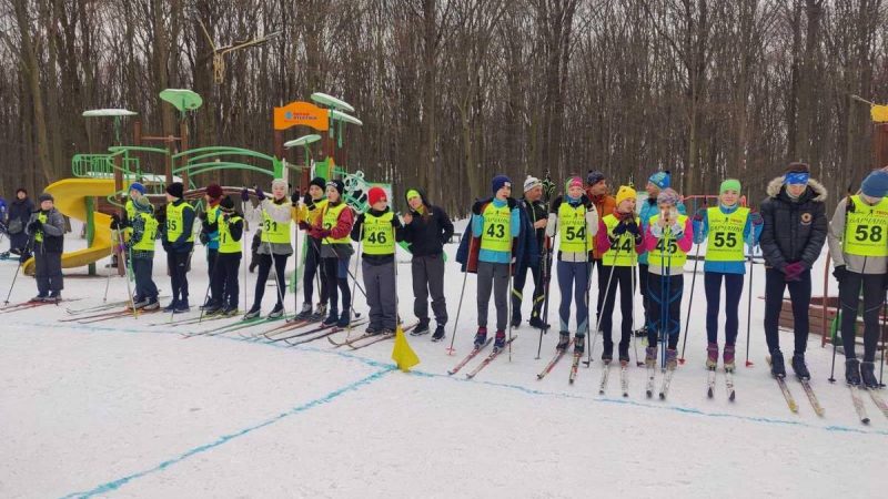 У Вінницькій міській територіальній громаді провели чемпіонат міста з лижних перегонів
