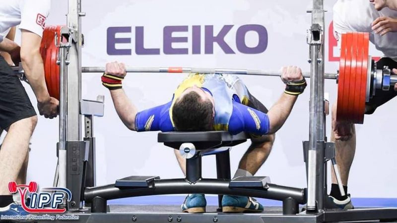 Вінничанин Іван Чупринко став чемпіоном світу з жиму лежачи