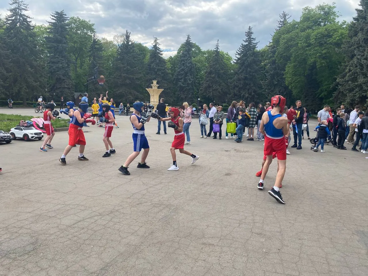 У Центральному міському парку ім. М. Леонтовича пройшла акція-виставка міських спортивних шкіл «Поверни дітей до спорту»