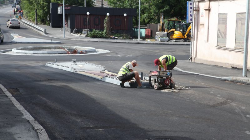 Капітальний ремонт перехрестя вулиць Оводова-Коріатовичів уже підходить до завершення ВМР