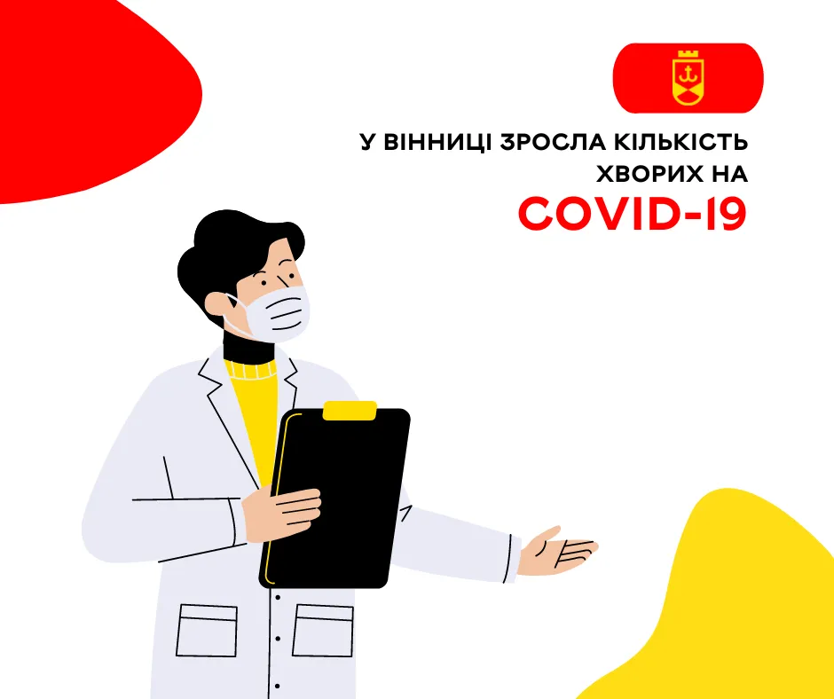 У Вінниці зросла кількість хворих на COVID-19 ВМР